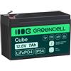 Green Cell LFPGC12V7AH CUBE Batteria LiFePO4 7Ah 12.8V LFPGC12V7AH