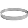 GOBEL - Cerchio per torta perforato - Cerchio per pasticceria perforato - INOX - Ø 26 cm - Altezza 3,5 cm - Qualità professionale - Made in France, Silver