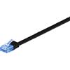 Intellinet Cavo di Rete Patch Piatto in Rame Cat.6A UTP 15m Nero