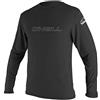 O'NEILL O' Neill Wetsuits Uomo Basic Skins L/S Tee Rash Vest, Uomo, Basic Skins L/S Rash Tee, Black, L
