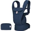 Ergobaby Omni Deluxe - Marsupio per neonati dalla nascita fino a 20 kg, in cotone, ergonomico a 4 posizioni, sistema da viaggio, blu notte