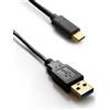 Atlantis Land P019-UB3-ACMM-1 cavo USB USB 3.2 Gen 1 (3.1 Gen 1) 1 m USB A USB C Nero