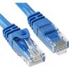 OEM Cavo Ethernet Cat 6 - Cavo di rete - Cavo LAN - Trasmissione dati veloce - Larghezza di banda 550 MHz - 15 metri - Blu