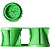 FACKELMANN Affettaverdure 2in1, per Spaghetti di Verdura e spirali di Verdura (Colore: Verde), quantità: 1 Pezzo