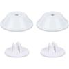 BOXOB 4 Pezzi Cappucci per Porta Rocchetto, Copri Rocchetto Ricambi Compatibile con Singer Modelli 2263, 3116, 3342, 4423, 4452, 8280 e Janome 822019509 Durevole Macchina da Cucire Accessori