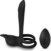 BeHorny Vibratore vibrante per coppie doppio vibratore per punto G e clitoride per coppie, giocattoli del sesso per adulti