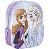 CERDÁ LIFE'S LITTLE MOMENTS Zaino per bambini3D di Frozen-25x10x31cm-Realizzato in poliestere ed EVA-Con chiusura a zip-Stampa Elsa e Anna-Originale in Spagna,Blu chiaro
