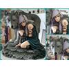 ELFEN FEES FATA FATINA FAIRY ANNE STOKES COLLECTION PROTECTOR CON LUPO WOLF