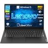 Lenovo, Notebook Pc Portatile, Display 15,6 Full HD, Intel N4500 2 Core Fino a 2.8 Ghz, Ram 8 GB DDR4, 512 GB SSD NVMe, Win 11 Pro, Pronto all'uso