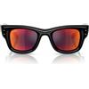 Ray-Ban Occhiali da Sole RB4940 601/6Q Wayfarer Puffer X ASAP Rocky Nero/Marrone Specchiato Arancione Unisex 50/23/150