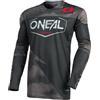 O'NEAL | Maglia Motocross | Enduro Moto | Materiale performante ad Asciugatura Rapida, Design Senza Colletto, vestibilità Atletica | Maglia Mayhem Covert | Adulto | Grigio Antracite | Taglia S