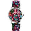 Raptor Colorful Edition Orologio da donna fantasia colorato | Orologio da polso da donna eccezionale con cinturino a trazione | Orologio speciale da polso da donna - Orologio alla moda donna anziani