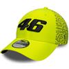 New Era Berretto 9FORTY Adjustable VR46 All Over Print Giallo