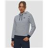 Helly Hansen Felpa Da Donna Helly Hansen W Core Graphic Hoodie Bianco-blu Scuro