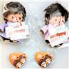 Sekiguchi Zaino Baby Chick Monchichi Limited I LOVE Face Sekiguchi SET RAGAZZI e RAGAZZE