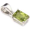 Belli Verde Ametista Gemma 925 Argento Sterling Fatto a Mano Ciondolo S-40