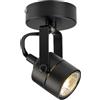 SLV SPOT 79 lampada a parete/soffitto, QPAR51, nero, 230V, GU10 max. 50W