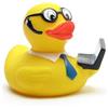 Duckshop Paperella di gomma con computer portatile