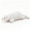 RLOMUTE Peluche Furetto delle nevi Giocattolo Visone morbido e carino adatto per San Christmas regali feste compagni camera da letto decorazione per la casa regalo per bambini 19.6pollici bianco