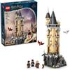 LEGO Harry Potter Hogwarts Castle Owlery, giocattolo fantasy del mondo magico per ragazze e ragazzi, castello di Harry Potter con 3 personaggi, idea regalo di compleanno per bambini dagli 8 anni in