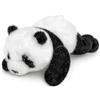 RLOMUTE Peluche a forma di panda super morbido da tenere in posizione prona ideale per Natale come cuscino da letto o come decorazione per la casa regalo per bambini ragazzi e ragazze bianco 17