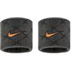 Nike Unisex Dri-Fit Swoosh Classic 2Pk Printed Banda sudatoria Anthracite/Black/Total Orange One Size