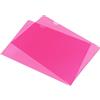 PATIKIL Cartelline Tipo-L 24 Pezzi A4 Tascabile Plastica Progetti Documenti Carta Trasparente Giacca Custodia per Ufficio Rosa