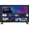 Majestic SM22 FHD V1 - Televisore SMART LED FULL HD 22, Sistema operativo VIDAA, Wi-Fi integrato, DVB-T/T2 e DVB-S/S2, Doppio sistema di alimentazione: AC 100/240V - DC 12V, Telecomando, USB