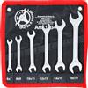 Kraftmann Set di chiavi aperte doppie | SW 6 x 7 - 18 x 19 mm | 6 pz.