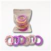 Afroricci Elastico Bobble Capelli Ricci - colore viola mix 6 pezzi 1 S