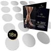Luana Rose Strisce adesive Premium per Doccia e Vasca - Pad Adesivi XXL 18 Pezzi - Antiscivolo Doccia e Vasca - Ø Circa 10 cm - Adesivo Doccia e Vasca (18 Pezzi)