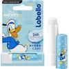 LABELLO Hydro Care Limited Edition Donald Duck (1 x 5,5 ml), stick labbra idratante FPS 15 per bambini, balsamo per labbra nutriente idratazione a lunga durata