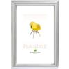 BUBOLA & NAIBO - CORNICE PLA-STYLE SERIE BASIC IN PLASTICA COLORE ARGENTO 18 X 24 CM. PLA01 AA 06