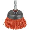 WOLFCRAFT - SPAZZOLA A TAZZA CON FILO DI NYLON A GRANA GROSSA AGGRESSIVA Ø 50 MM. 1505000