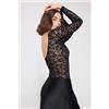 Tezenis Body Manica Lunga Pizzo Sensual Desire Donna Nero