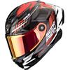 Scorpion Casco Moto Integrale Scorpion EXO-RACE AIR KOBRA Nero Rosso