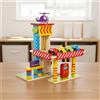 Set da Gioco Garage a Tre Piani Sviluppa l'immaginazione per Bambini