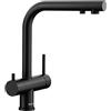 BLANCO FONTAS II 526670 - Rubinetto da cucina, colore: nero opaco, 160 mm di lunghezza x 300 mm di altezza x 253 mm di larghezza
