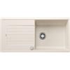 BLANCO ZIA XL 6 S 527216, Silgranit, bianco morbido, reversibile, con interruttore di scarico