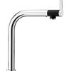BLANCO Vonda 518434 - Rubinetto miscelatore da cucina di design con comando frontale, finitura cromata, alta pressione, 1 pezzo