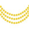 PATIKIL 3 Pz Ghirlanda di Pom Pom 6.5 Piedi Ghirlanda per Halloween Giallo | Appesa Decorativa, con 20Pz Palline in Feltro, Ringraziamento Natale Matrimonio Compleanno Festa Camera, Feltro