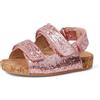 Amazon Essentials Sandali in Sughero Bambine e Ragazze, Glitter Rosa, 33 EU