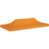 vidaXL Tetto per Tendone per Feste 6x3 m Arancione 270 g/m²