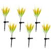 Lumisky Set di 6 fari per piante solari a puntura LED bianco caldo 6 x FERNY H58 cm