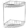 TATAY Mensola Bagno Senza Fori Polipropilene Fissaggio con Ventose Con Viti | Mensola Bagno Organizer | Misure 19x19x26 cm | Resistente all'Umidità | Resistente alla Corrosione | Drenaggio Rapido