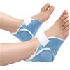 JLFDLLYYZQ 2 Pezzi Talloniera Antidecubito, Morbidi Talloniere Antidecubito, Protezione Tallone Con Cinturini Di Fissaggio In Chiusura A Strappo (Azzurro)