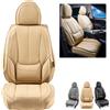 VEVOR Coprisedili VEVOR, coprisedili universali per auto per sedili anteriori, coprisedili in Pelle finta da 6 pezzi, design completamente chiuso, poggiatesta rimovibile e compatibile con gli airbag, auto, camion, SUV