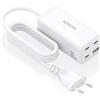 AISENS ASCH-100W4P053-W, da interno, CA, 20 V, 5 A, 1,4 m, bianco