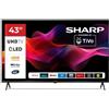 SHARP 43HM5245E - 43"" SMART TV QLED 4K - TIVO OS - FRAMELESS - HDR - AUDIO HARM