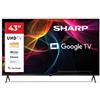 SHARP 43 UHD 4K GOOGLE TV